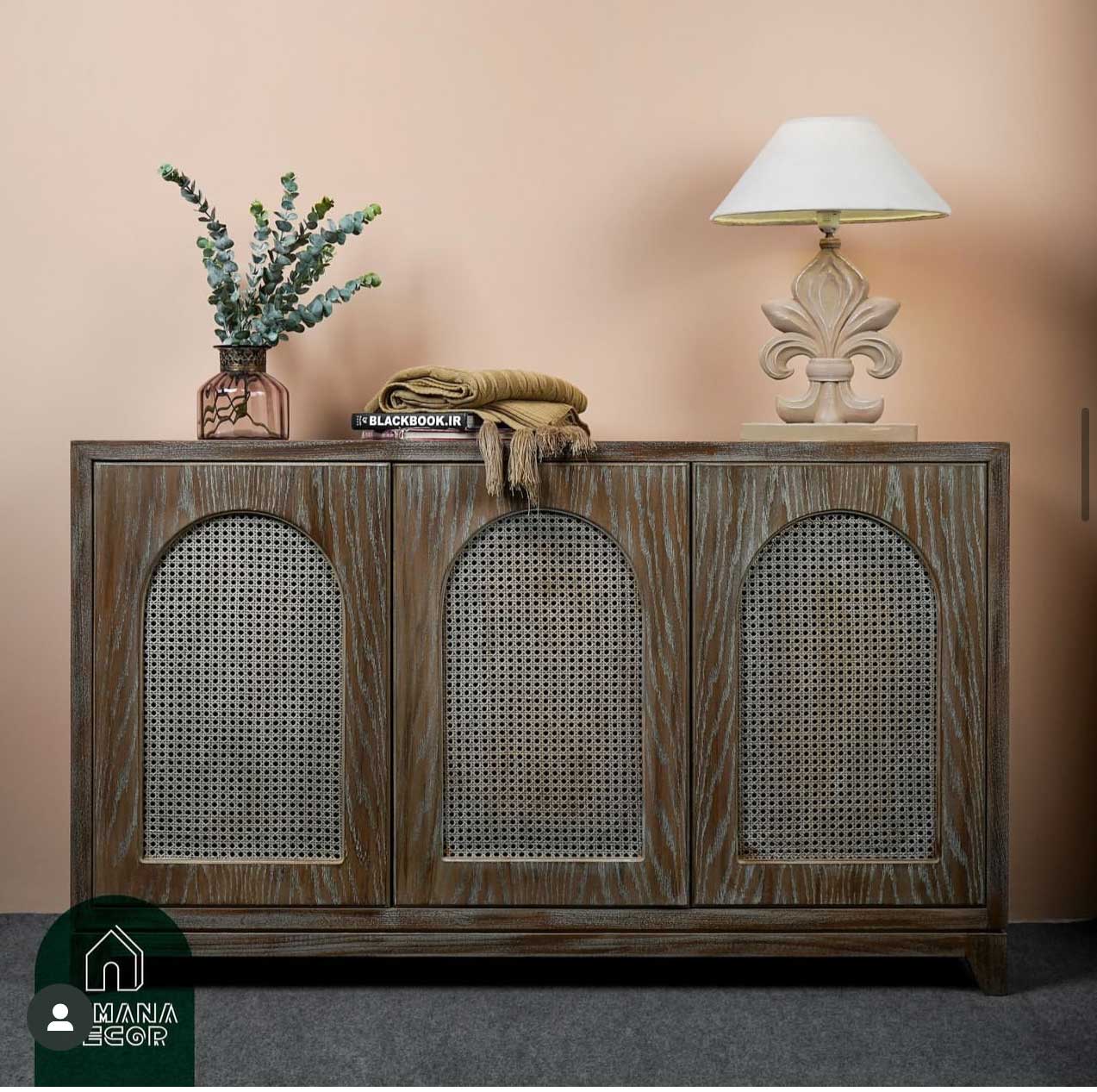 میز کنسول چوبی