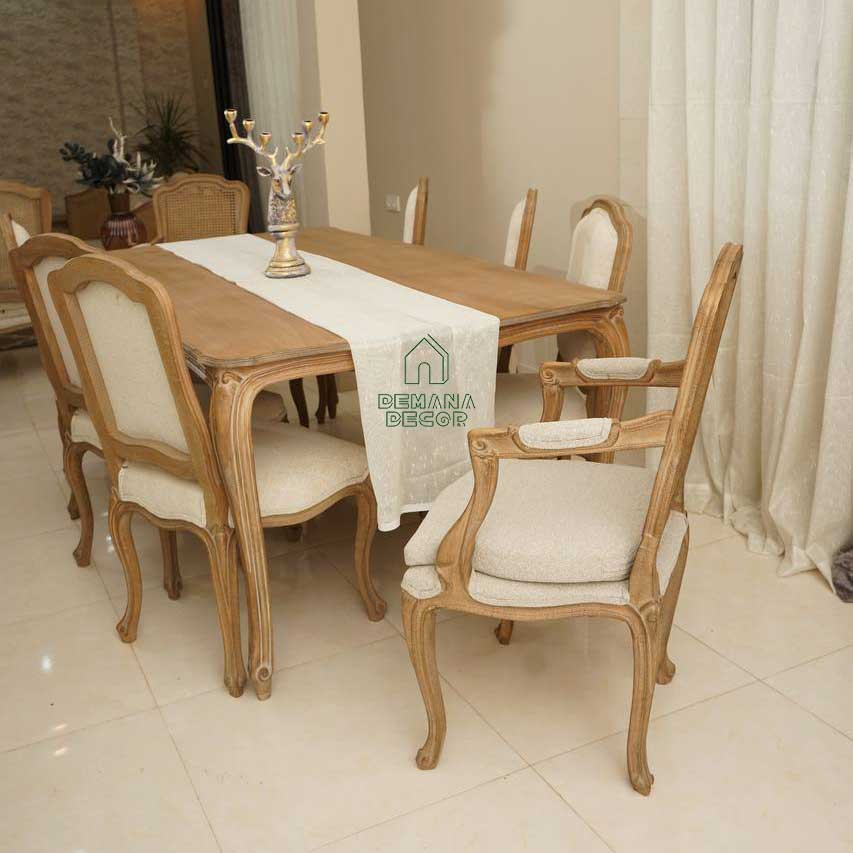 میز ناهارخوری مدل فرانسوی