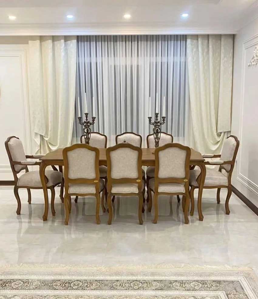 میز ناهارخوری مدل فرانسوی